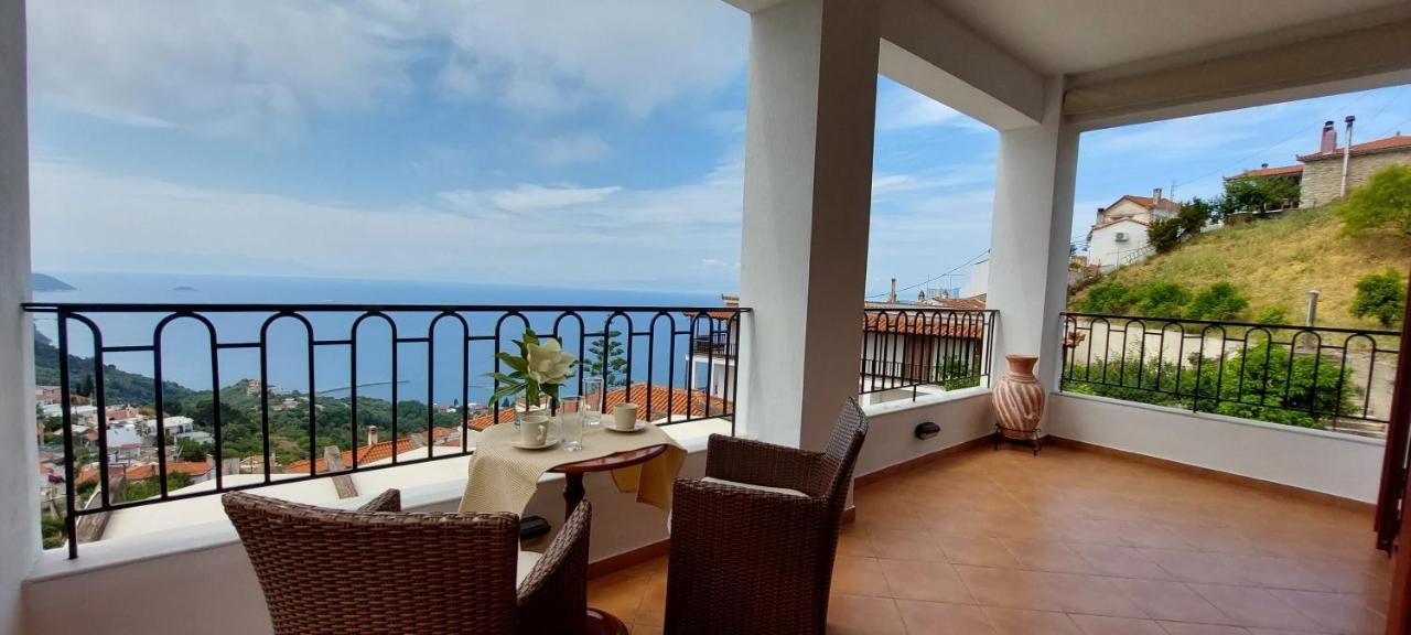 Horizon Studios With Sea View - Free Parking 格洛萨 外观 照片