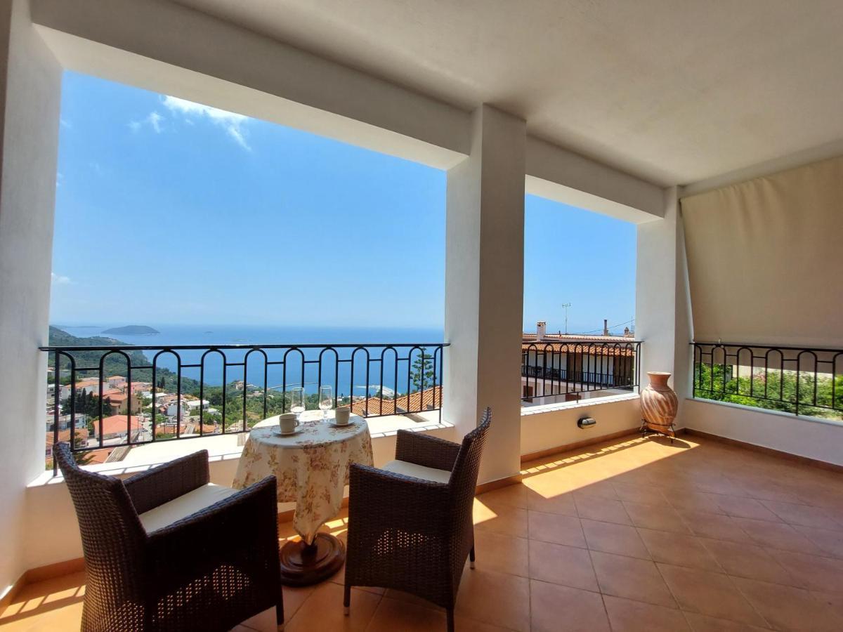 Horizon Studios With Sea View - Free Parking 格洛萨 外观 照片
